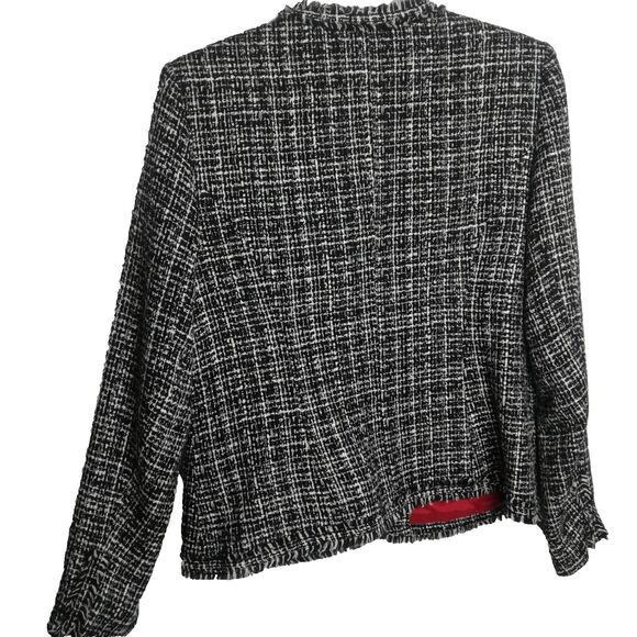 WDNY Black And White  Jacket Womans 14 - Picture 3 of 4